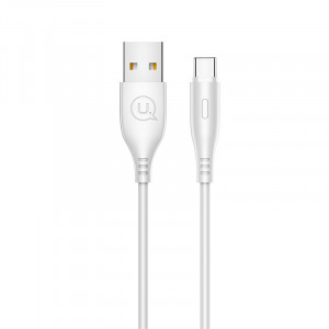 USAMS SJ267 Round Type C Datový Kabel White (EU Blister)