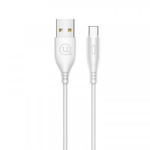 USAMS SJ267 Round Type C Datový Kabel White (EU Blister)