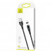 USAMS SJ352 U32 Aluminium Magnetický Datový Kabel Lightning Black (EU Blister)