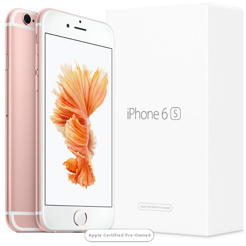 Apple iPhone 6S 128GB Rose Gold (Apple Certified Pre-Owned)