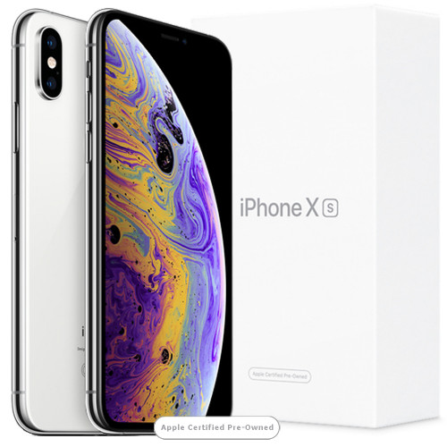 Apple iPhone XS 64GB Silver (Apple Certified Pre-Owned)