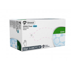 Jednorázové Vinylove rukavice Polyco Healthline, 100ks, velkost L