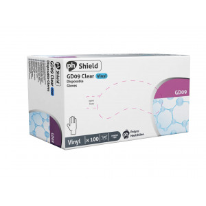 Jednorázové Vinylove rukavice Polyco Healthline, 100ks, velkost XL