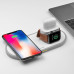 Wireless charger CW21 Wisdom 3-in-1 tabletop charging dock