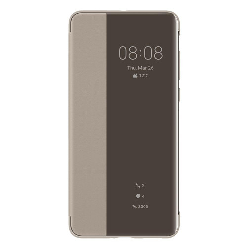 Huawei Original S-View Pouzdro pro Huawei P40 Khaki (EU Blister)