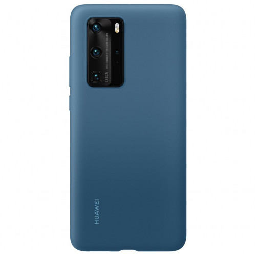 Huawei Original Silikonový Kryt pro Huawei P40 Pro Ink Blue (EU Blister)