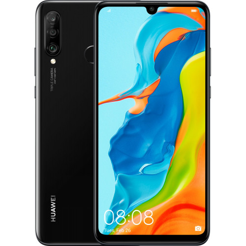 Huawei P30 Lite 6GB/256GB Dual SIM Midnight Black (New Edition) (Eco Box)