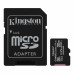 Kingston Canvas Select Plus microSDHC UHS-I Class 10 card 32GB + SD adaptér (EU Blister)