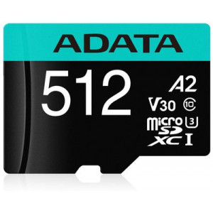 ADATA Premier Pro microSDXC UHS-I U3 Class 10 (V30S) 512GB + adaptér (EU Blister)