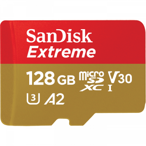 SanDisk Extreme® microSD™ UHS-I CARD for Mobile Gaming 128GB for (EU Blister)