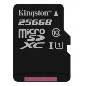 Kingston Canvas Select micro SDXC UHS-I U1 256GB + adaptér (EU Blister)