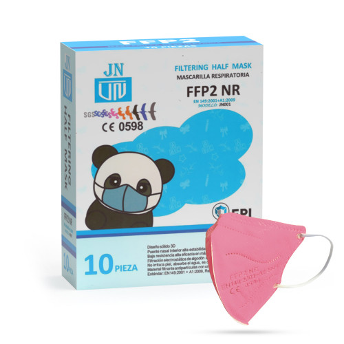 Jinhuan JN001 dětský respirátor FFP2 NR růžový 10ks/bal