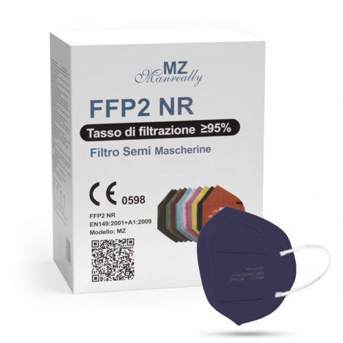 Manreally MZ respirátor FFP2 NR tmavě fialový 20ks/bal
