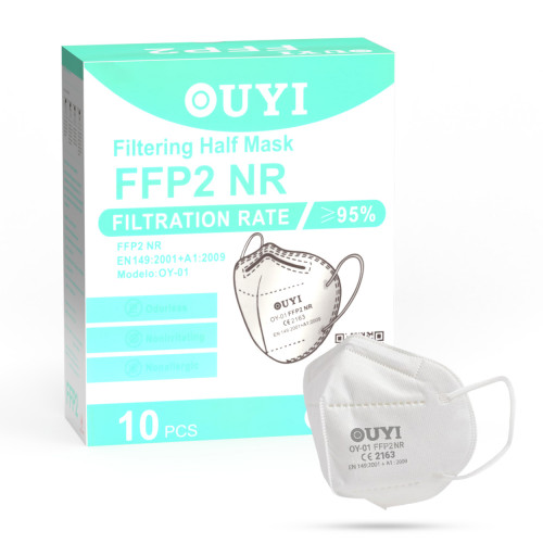 UYI OY-01 Respirátor FFP2 NR bílý 10ks/bal