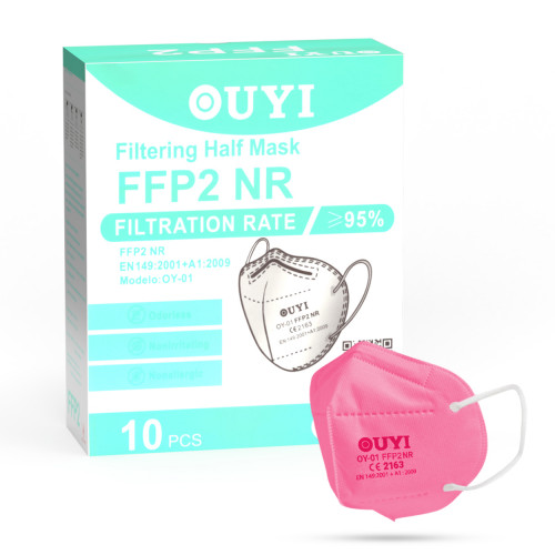 UYI OY-01 Respirátor FFP2 NR růžová 1ks/bal