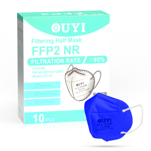 UYI OY-01 Respirátor FFP2 NR modrá 10ks/bal