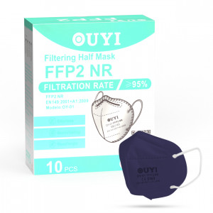UYI OY-01 Respirátor FFP2 NR tmavě fialová 10ks/bal