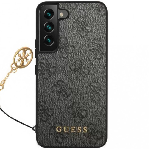 Guess 4G Charms Zadní Kryt pro Samsung Galaxy S23+ Grey