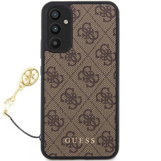 Guess 4G Charms Zadní Kryt pro Samsung Galaxy A34 5G Brown