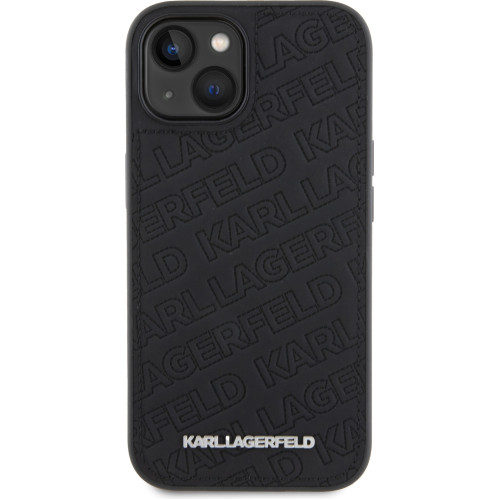 Karl Lagerfeld PU Quilted Pattern Zadní Kryt pro iPhone 15 Black