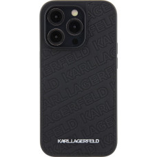 Karl Lagerfeld PU Quilted Pattern Zadní Kryt pro iPhone 15 Pro Black
