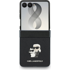 Karl Lagerfeld PU Saffiano Karl and Choupette Zadní Kryt pro Samsung Galaxy Z Flip8 Black Karl Lagerfeld PU Saffiano Karl and Choupette Zadní Kryt pro Samsung Galaxy Z Flip8 Black