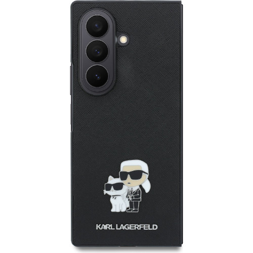 Karl Lagerfeld PU Saffiano Karl and Choupette Zadní Kryt pro Samsung Galaxy Z Fold8 Ultra Black Karl Lagerfeld PU Saffiano Karl and Choupette Zadní Kryt pro Samsung Galaxy Z Fold8 Ultra Black