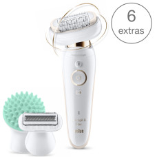 Braun Silk-épil 9 Flex 9020 Wet&Dry s 6 nástavci, včetně nástavce pro hloubkovou masáž