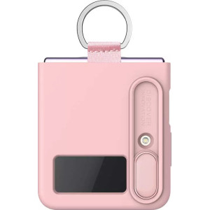 Nillkin CamShield Silky Silikonový Kryt pro Samsung Galaxy Z Flip4 Light Peach