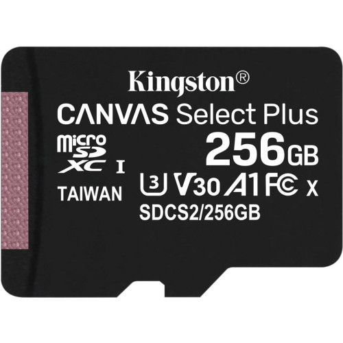 Canvas Select Plus microSD Memory Card 256GB (EU Blister) Canvas Select Plus microSD Memory Card 256GB (EU Blister)
