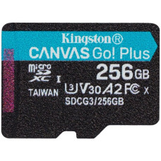 Canvas Go! Plus microSD Memory Card 256GB + adaptér (EU Blister)