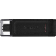 Kingston DataTraveler 70 USB Type-C™ Flash Drive 64GB Black