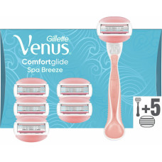 Gillette Venus Comfortglide Spa Breeze Holicí Strojek pro Ženy + 5ks hlavice
