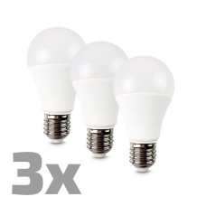 ECOLUX WZ530-3 LED žárovka 3-pack, klasický tvar, 12W, E27, 3000K, 270°, 980lm, 3ks v balení