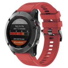 Tactical 669 Silikonový Řemínek QuickFit 26mm Red