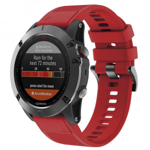 Tactical 817 Silikonový Řemínek s QuickFit 20mm Red