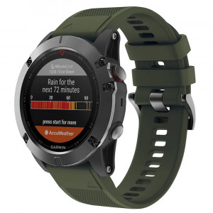 Tactical 818 Silikonový Řemínek s QuickFit 20mm Army Green