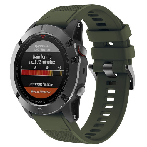 Tactical 818 Silikonový Řemínek s QuickFit 20mm Army Green