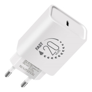 Obal:Me Cestovní Nabíječka USB-C 20W White