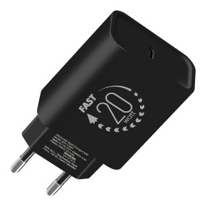 Obal:Me Cestovní Nabíječka USB-C 20W Black