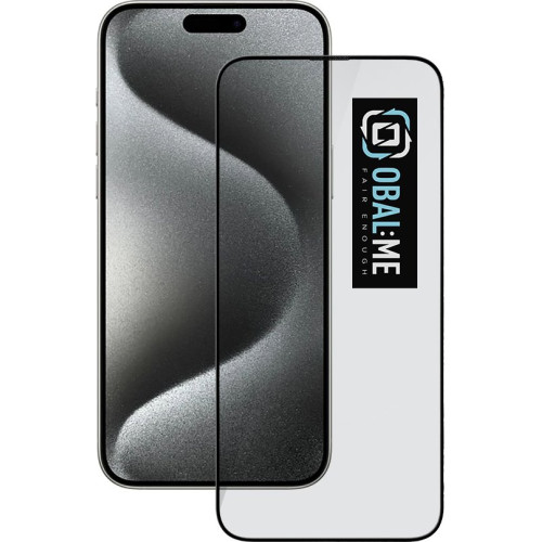 OBAL:ME 5D Tvrzené Sklo pro Apple iPhone 15 Pro Max Black OBAL:ME 5D Tvrzené Sklo pro Apple iPhone 15 Pro Max Black