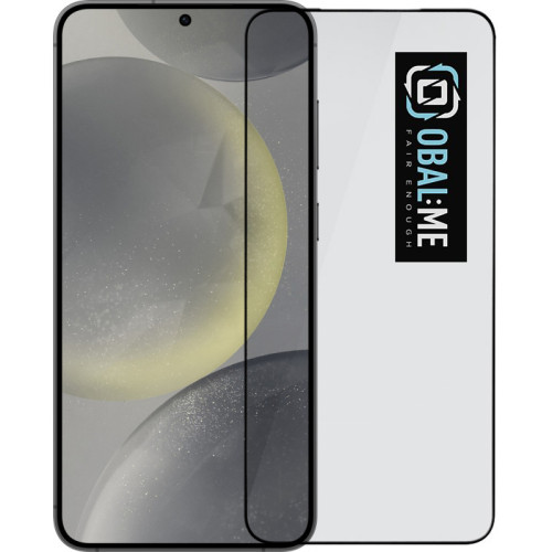 OBAL:ME 5D Tvrzené Sklo pro Samsung Galaxy S24+ / Galaxy S25+ Black