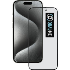 OBAL:ME Privacy 5D Tvrzené Sklo pro Apple iPhone 15 Pro Black