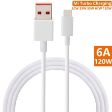 Xiaomi Original USB-C Datový Kabel 6A 1m White