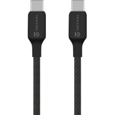 Tactical Stitch Thread Cable USB-C/USB-C 1m Black Tactical Stitch Thread Cable USB-C/USB-C 1m Black