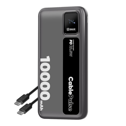 OBAL:ME CablePulse Powerbanka 10000mAh 22,5W Black OBAL:ME CablePulse Powerbanka 10000mAh 22,5W Black