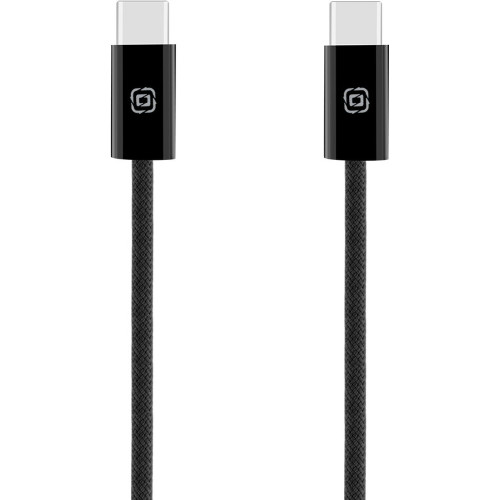 OBAL:ME Super Fast USB-C/USB-C Pletený kabel 60W 1m Black