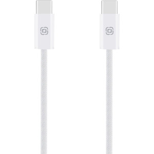 OBAL:ME Super Fast USB-C/USB-C Pletený kabel 100W 1m White