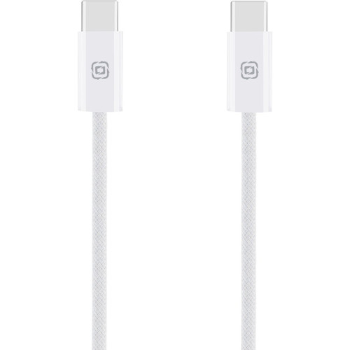 OBAL:ME Super Fast USB-C/USB-C Pletený kabel 100W 2m White