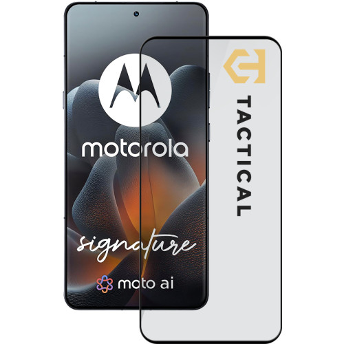 Tactical Glass Shield 5D sklo pro Motorola Signature Black 